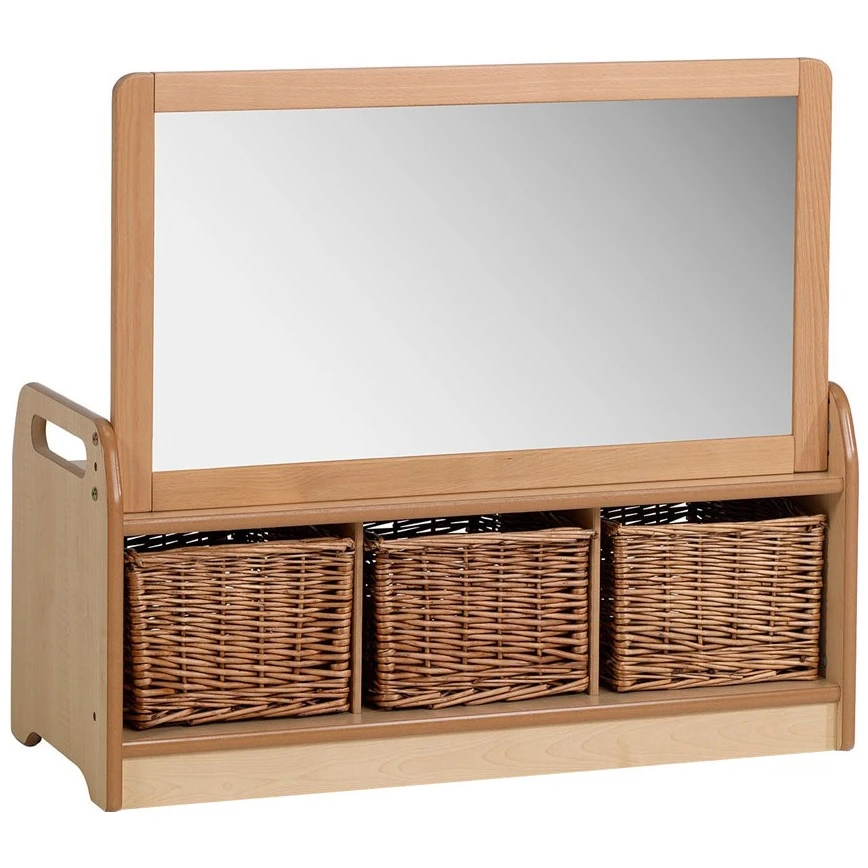 Millhouse Low Mirror Storage Unit 2 Millhouse Low Mirror Storage Unit - Image 2