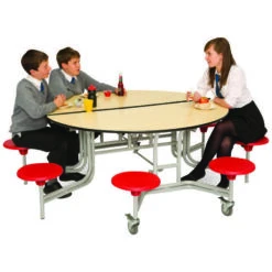 8 Seat Classic Circular Mobile Dining Unit