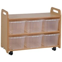 Millhouse Tall Mobile Unit With Display & Mirror Back