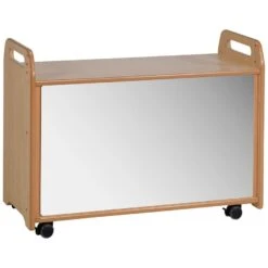 Millhouse Tall Mobile Unit With Display & Mirror Back -Sico Store 076796