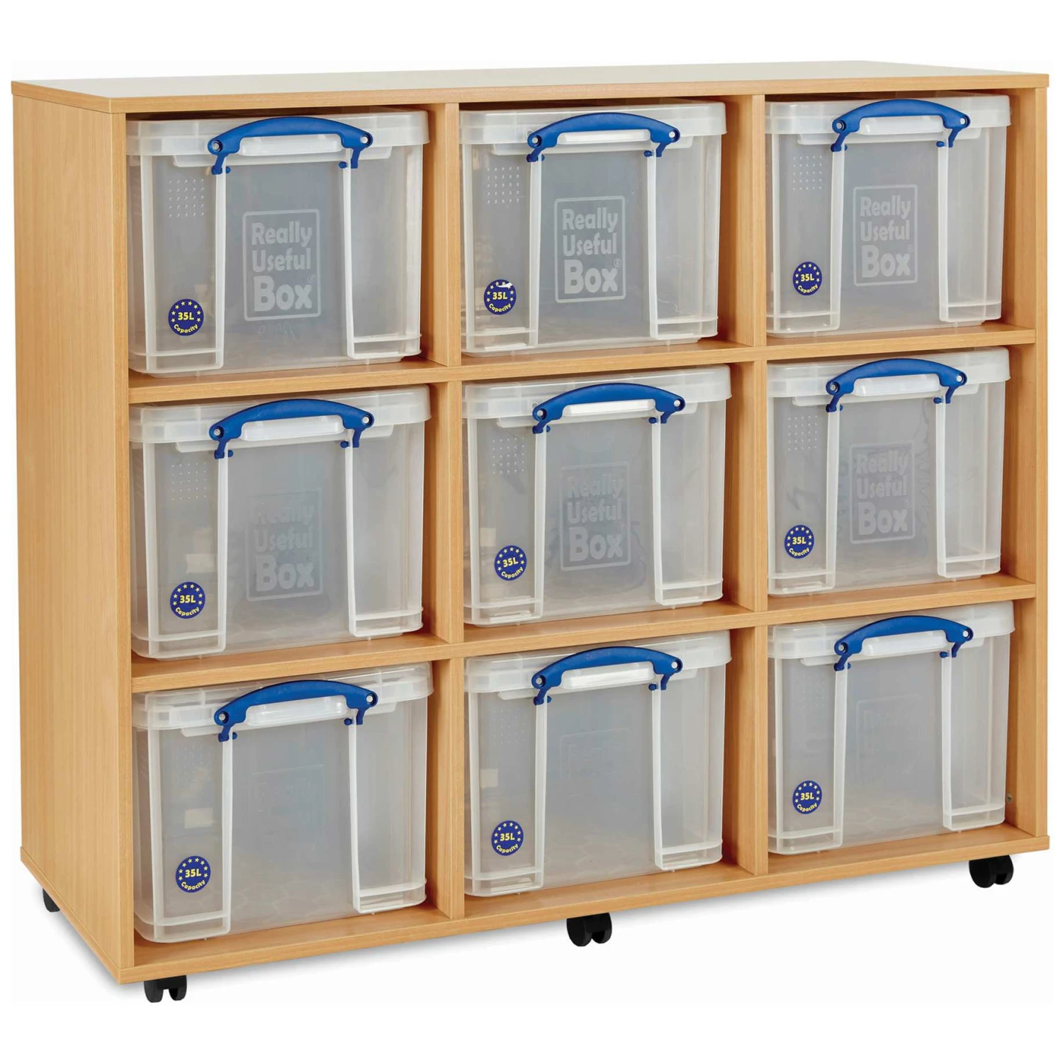 Really Useful Box Combination Storage Unit 9 X 35L 1 Really Useful Box Combination Storage Unit 9 X 35L