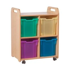 Millhouse 2 Column Shelf Storage Unit With Trays