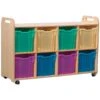Millhouse 4 Column Shelf Storage Unit With Trays