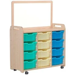 Millhouse 3 Column Variety Tray Storage Unit With Magnetic Add-On
