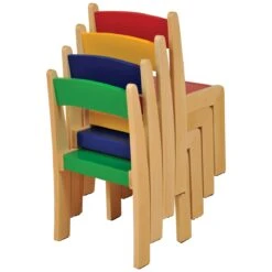 Classroom Stackable Chairs (Pack Of 4) -Sico Store 079502