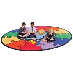 ABC Rainbow Puzzle Cut Pile Rugs -Sico Store 079914