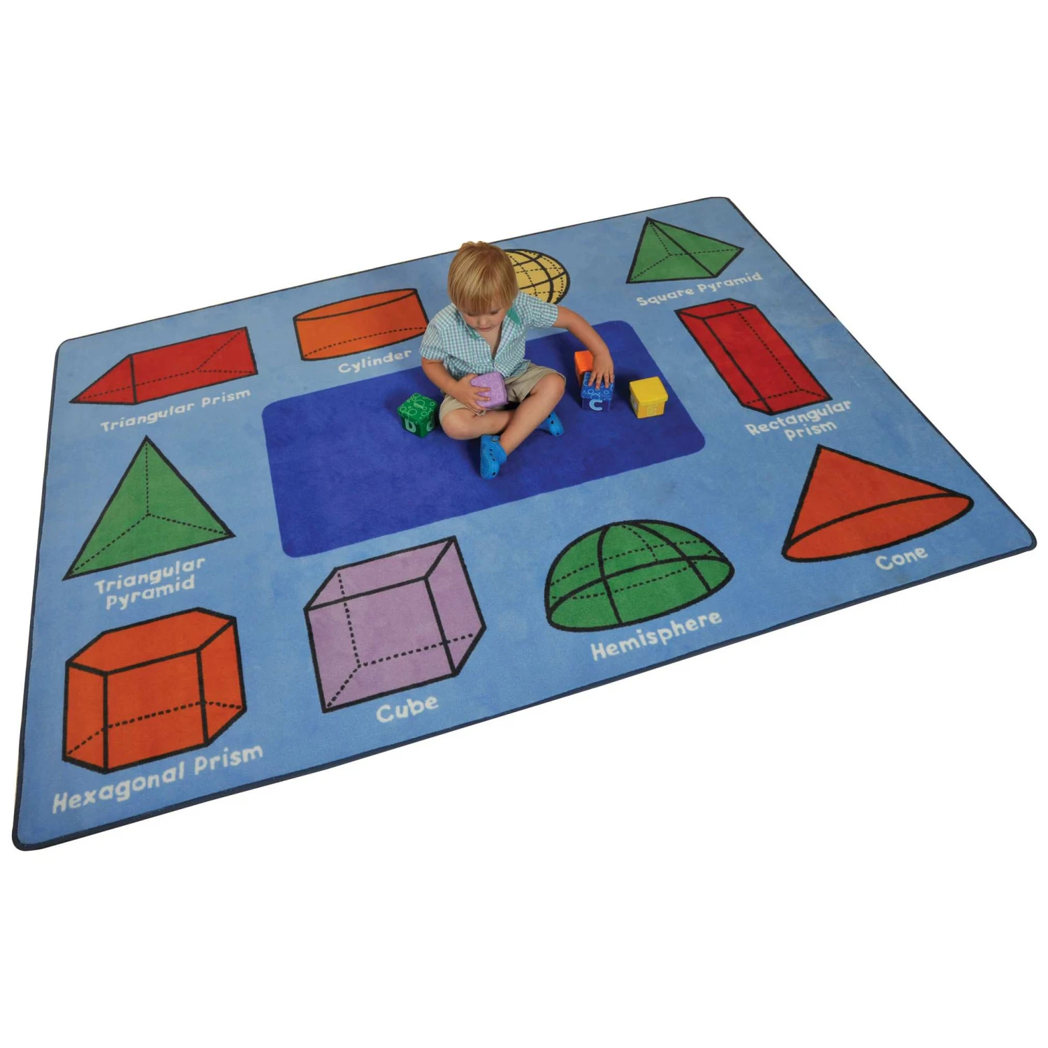 3D Geometric Shapes Rug 2 3D Geometric Shapes Rug - Image 2
