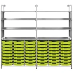 Gratnells Callero 48 Shallow Tray Combination Storage Unit