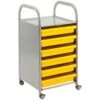 Gratnells Callero A3 Paper Storage Trolley With Trays