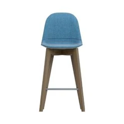 Gresham LC11 Wooden 4 Leg Upholstered Stool