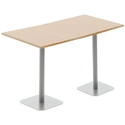 Komac Reef Rectangular Poseur Table With Square Base