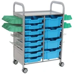 Gratnells MakerSpace Stem/Steam Double Trolley 12 Gratnells MakerSpace Stem/Steam Double Trolley -Sico Store 096933