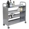 Gratnells Callero Plus 4 Shelf Flat Trolley