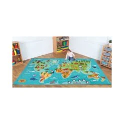 Animals And Places Of The World Carpet