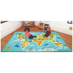 Animals And Places Of The World Carpet -Sico Store 097984