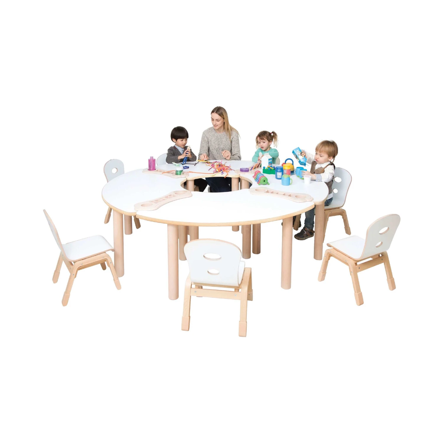 Alps Fan Shaped Classroom Tables 5 Alps Fan Shaped Classroom Tables - Image 5