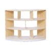 Alps Open Back 3 Shelf Curved Classroom Bookcase