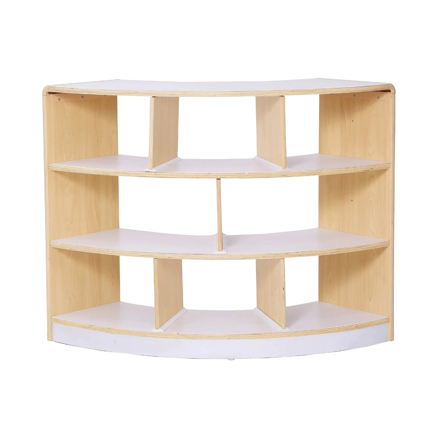 Alps Open Back 3 Shelf Curved Classroom Bookcase 1 Alps Open Back 3 Shelf Curved Classroom Bookcase