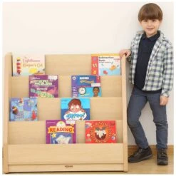 Elegant Low Classroom Book Storage Unit -Sico Store 098532