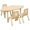 Elegant Fan Shaped Height Adjustable Classroom Table