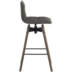 Dark Wood Spin Bar Stool -Sico Store 100585