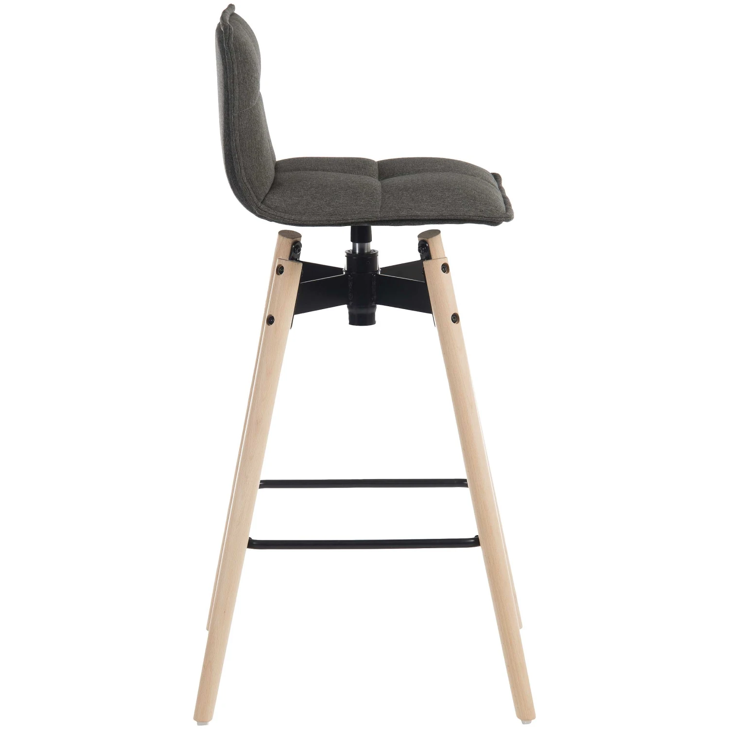 Light Wood Spin Bar Stool 3 Light Wood Spin Bar Stool - Image 3