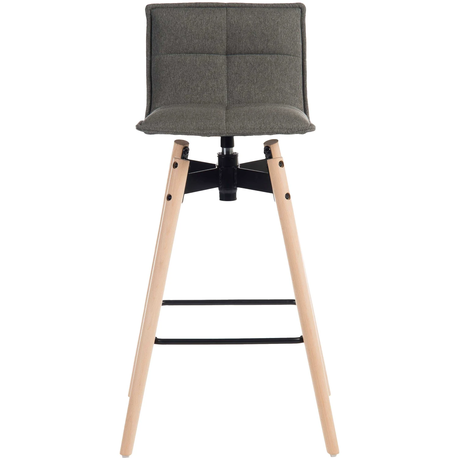 Light Wood Spin Bar Stool 2 Light Wood Spin Bar Stool - Image 2