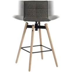 Light Wood Spin Bar Stool 9 Light Wood Spin Bar Stool -Sico Store 100601