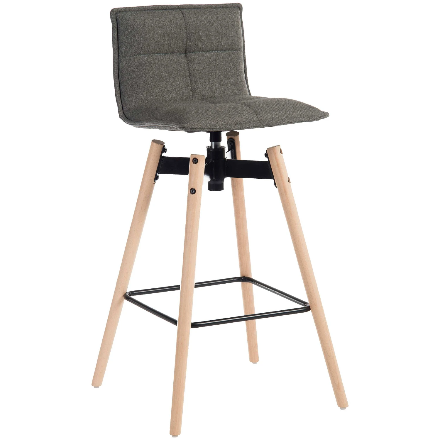 Light Wood Spin Bar Stool 1 Light Wood Spin Bar Stool
