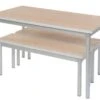 Gopak Enviro Tables Rectangular Anodised Frame