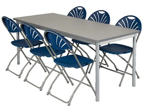 Gopak Enviro Tables Rectangular Anodised Frame 2 Gopak Enviro Tables Rectangular Anodised Frame - Image 2