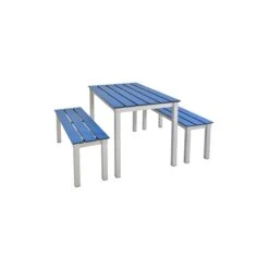 Gopak™ Outdoor Enviro Plus Rectangular Table & Bench Set