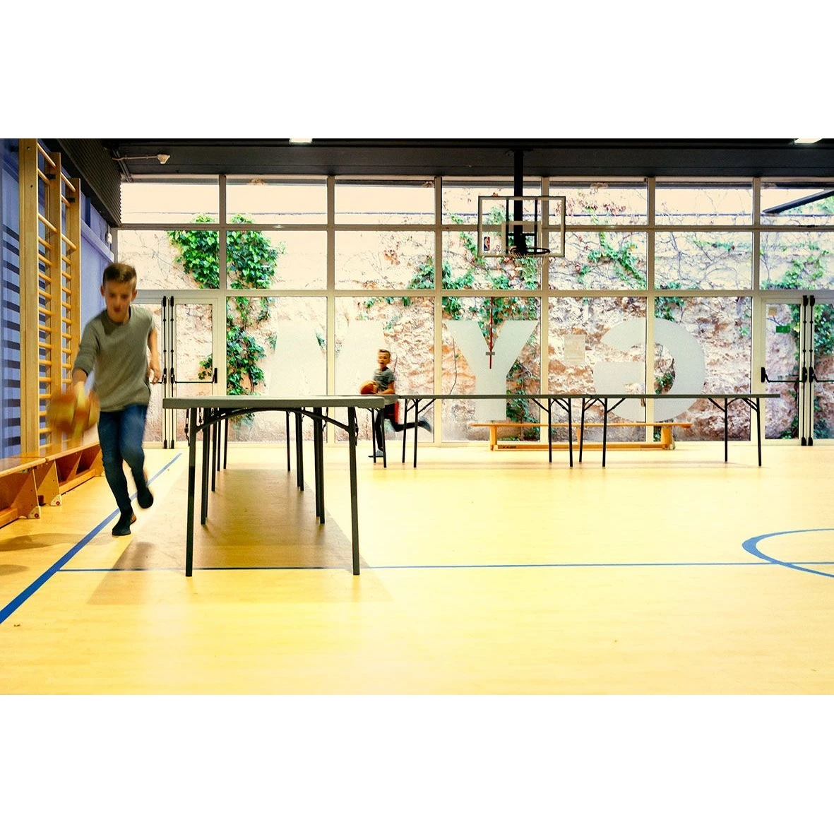 Express Fuse Rectangular Poly Folding Table 5 Express Fuse Rectangular Poly Folding Table - Image 5