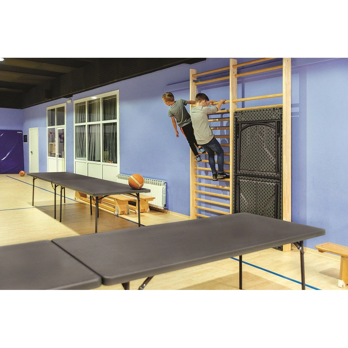 Express Fuse Rectangular Poly Folding Table 4 Express Fuse Rectangular Poly Folding Table - Image 4