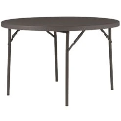 Express Fuse Circular Poly Folding Table