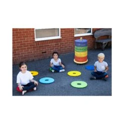 32 Rainbow Circular Cushions With Donut Trolley 9 32 Rainbow Circular Cushions With Donut Trolley -Sico Store 110186