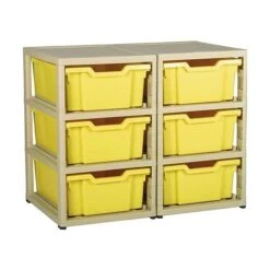 GratStack 2 Column Unit With 6 Deep Trays