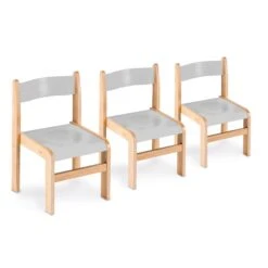 Primary Wooden Stacking Chairs (Pack Of 2) -Sico Store 111627