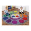 Decorative Colour Wheel Carpet