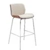 Boss Design Kruze Bar Stool With Wood Veneer