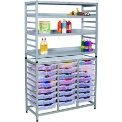 Gratnells Dynamis Collection Resources Combo With Shallow Trays