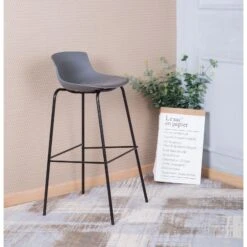 Brooklyn Grey Bar Stool -Sico Store 115114