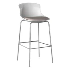 Brooklyn White Bar Stool
