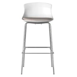Brooklyn White Bar Stool -Sico Store 115126