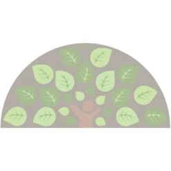 Natural World Semi-Circle Placement Carpet 7 Natural World Semi-Circle Placement Carpet -Sico Store 115293